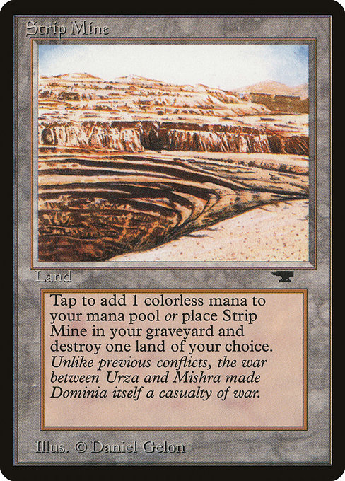 露天鉱床／Strip Mine - MTGフレーバーテキストwiki | Magic the